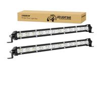 RIGIDON 2x 13 inch 60W spotlight single row slim 4x4 led light bar 12V 24V