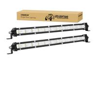 RIGIDON 2x 13inch 60W floodlight single row slim 4x4 led light bar 12V 24V