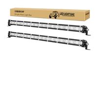 RIGIDON 2x 20inch 90W Spotlight, Single row slim 4x4 led light bar 12V 24V