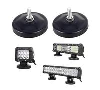 RIGIDON 2X 75mm Round Magnetic Base mounting Bracket for led Work Light bar