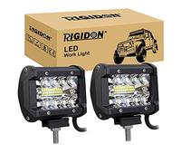 RIGIDON 2x led work light bar 4 inch 60W spot 4x4 driving fog lamp 12V 24V