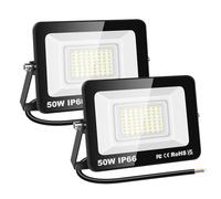 RIGIDON 2X Outdoor Flood led Work Light 50W 5000lm floodlight Cold White
