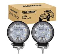 RIGIDON 2x round led work light 4inch 27W car spot driving fog lamp 12V 24V