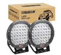 RIGIDON 2x Round led work light 9inch 225W spot driving lamp 12V 24V black
