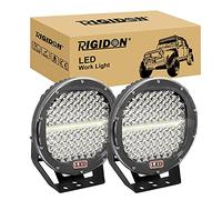 RIGIDON 2x Round led work light 9inch 294W spot driving lamp 12V 24V black