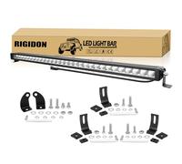 RIGIDON 33 Inch 90W Single Row Slim LED Light Bar, Spot 9000LM Driving Work Light with DT Connector, Offroad Lights for Trucks, Pickup, Car, SUV, ATV, UTV, 4x4, Boat, Camper, Golf Cart