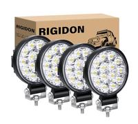 RIGIDON 4PCS 42W Mini LED Fog Light, 3.2Inch Spot LED Work Light Pod Lights Driving Off-Road LED Light Bar for Truck Marine Boat Pickup ATV UTV 4X4WD Forklift SUV Motorcycle