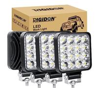 RIGIDON 4X Square mini led Work Light 3.3 inch 48W spot Driving lamp 12/24V