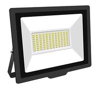 RIGIDON 75W LED Flood Light Outdoor 7500LM Super Bright Outdoor Lights 6000K Daylight White IP66 Waterproof Security Lights for Garden, Garage, Yard, Sports Ground, Patio (White, 75W)