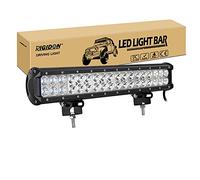 RIGIDON Driving Led Light Bar 18 inch 108W, 12V 24V for Car Off road Truck SUV UTE ATV 4x4 Vehicle, Flood Spot Combo Beam, Waterproof Driving Work Lamp, 6000K White