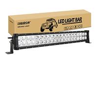 RIGIDON Straight car 4x4 led light bar 22 inch 120W 12V 24V driving lamp | For Off road Truck SUV ATV UTE Pickup Boat, Flood Spot Combo, Waterproof, 6000K White, driving, fog, countryside, suburbs