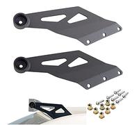 RIGIDON Top Windshield Roof Mounting Brackets , 50inch Straight Led Light Bar Mounting Brackets for 2002~2008 Dodge Ram1500 2003~2009 Dodge Ram 2500/3500, Stainless Steel