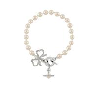 Rigoberta Pearl Bracelet - female - Vivienne Westwood - Bracelets - Beige - ONE SIZE - Accessories ONE SIZE