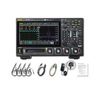 RIGOL DHO914S Portable Digital Oscilloscope, 125MHz Bandwidth, 4 Analog Channels, 16 Digital Channels, 12-bit Vertical Resolution, supports Bode Plot Analysis, integrated 25MHz Signal Generator.