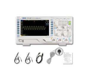 RIGOL DS1202Z-E Digital Oscilloscope, 200MHz High Bandwidth, 2 Analog Channels, 1GSa/s, 24Mpts Memory Depth, 7" HD Display, High-Speed Signal Integrity, Professional Lab Grade, 3-Year Warranty