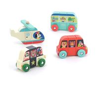 Vilac VIL7603 Cars x4 Magnetic, 4 x Vehicles