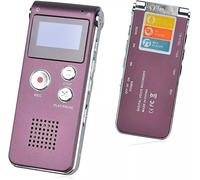 Rigwig Digital Voice Recorder 3072kbps HD Voice Activated Recorder with Playback, 7-Levels Intelligent Noise Reduction Dictaphone Voice Recorder 30H Battery Time Audio Recorder (8GB） (Cherry Red)