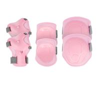 Rigwig Kids/Youth & Adults Protective Gear Set, Knee Pads, Elbow Pads, Wrist Guards for Roller Skating, Cycling, Skateboarding, Scooter Riding, BMX Biking and Outdoor Activities (Pink, XS)