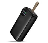 RIGWIG Power Bank 30,000mAh PD 20W Fast Charging USB 22.5W x2, USB C Input/Output, LED Display W/Smart Chip Battery Pack for iPhone 16/15/14/13 Pro Max Smartphone Android POWERED BY RECCI (30,000mAh)