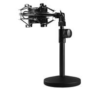 Rigych AT2020 Table Microphone Stand, Adjustable Microphone Holder with Microphone Spider, Weighted Metal Base, for Audio Technica AT2020 AT2020USB AT2020USB + AT2035 Microphone