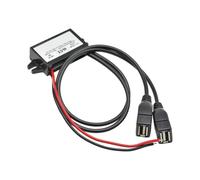 RIGYUJNO 1 x 10W 15W 24W 12V to 5V 2A 3A DC-DC Converter Reducer Power Supply Module Mini USB Micro USB Male Female Type C Adapter (Both Parties USB)