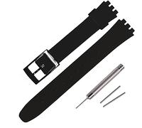 Rihahisy 12mm Silicone Rubber Watch Strap/Watch Band Replacement for Swatch (Light purple)