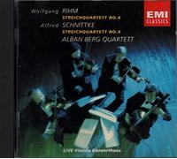 Rihm: String Quartet No. 4 / Schnittke: String Quartet No. 4 - Alban Berg Quartett