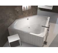 Riho Corner Bath Austin 1450x1450x480mm White Right and Left