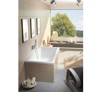 Riho Whirlpool Bath Rectangular Lusso Air Version Right 800x800x1800mm White