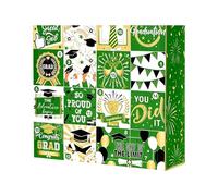 Rihqey 16 Days Graduation Box - 16-Day Empty Fillable Reusable Decor | Empty Graduation Box,for Children Son Family Friends School College Chocolates Desktops Desks Windowsills