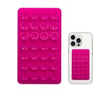 Rihqey Silicon Adhesive Cellphone Accessory, Non Slip Suction Cup Phone Holder, Case Mount Anti-Slip Hands-Free Grip, Stand Sticky Pad Accessories, for Mobile Power Selfies and Videos