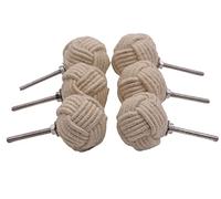 RII 6 Rope Doorknobs Nautical Twisted Decorative Jute, Rustic Rope Knot Drawer Pull and Push, Furniture Handles/Knobs, Cabinets, Wardrobes, Cupboards, Drawer, Nautical Hardware Décor (6)