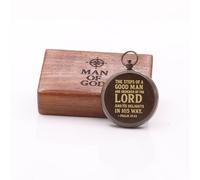 RII Compass with Leather Case with Love Quote/Gift for Him/Gift for Husband/Gift for Boyfriend