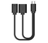 Rii F1 Micro USB Host OTG Adapter Cable for Firestick and Fire TV 4k, Compatible with Logitech, Snes, NES Classic Keyboards Mouse