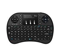Rii i8+ Mini Wireless 2.4G Backlight Touchpad Keyboard with Mouse for PC/Mac/Android (Black)