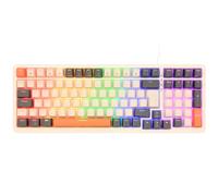 Rii Mechanical Keyboard, Wired Mechanical Gaming Keyboard Blue Switches with RGB backlit for PC Windows Mac keyboard-UK Layout