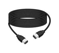 RIIEYOCA 1.8M IEEE 1394 Firewire 6-Pin Male to 6-Pin Male Cable, iLink Adapter Converter Cord for Digital Camera, Camcorder, Laptop, DV, Black(6 to 6)