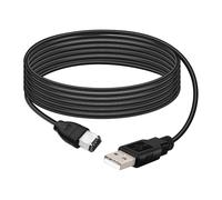 RIIEYOCA 1.8m USB 2.0 Type A Male to IEEE 1394 Firewire 6Pin Male Data Adapter Converter Cord for Digital Camera，Camcorder,Laptop,DV,Black