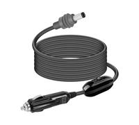 RIIEYOCA 18AWG 12-24V Star/link Mini DC Power Cable with On/Off Switch, Cigarette Lighter to 5.5x2.1mm DC Waterproof Plug Power Cord for Car, Truck, RV, Marine （ 3M/10FT）
