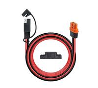 RIIEYOCA 1M 12AWG SAE to XT60I-F Connector Adapter, Compatible with Solar Panels, Lithium Batteries, Portable Power Stations & Generators