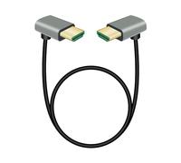 RIIEYOCA 8K 270 Degree 0.5M High Speed 2.1 HDMI Cable, Supports 8K@60Hz, ARC, 3D for HDTV, Roku Ultra, PC, Blu-ray, DVR