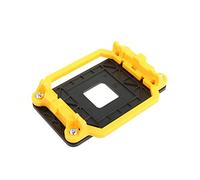 RIIEYOCA CPU Cooler Bracketv AMD CPU Fan Stand Bracket Base with Four Screws for AM2 AM3 socket (Yellow&Black）
