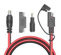RIIEYOCA DC 7909 to SAE Connector Adapter,14AWG Cable SAE Solar Panel Connect,with with DC Conversion Adapter and SAE Reverse Adapter for Portable Power Station & Solar Generator(Cable:1.8m)