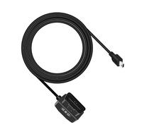 RIIEYOCA OBD to USB DashCam Cable, Mini USB to OBD2 Hardwire Adapter with Switch Button Connector Compatible with Electric Vehicles 11.5ft/3.5m