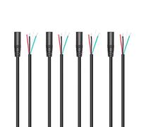 RIIEYOCA Replacement 3.5mm Female Jack to Bare Wire Open End 1/8" TRRS 4 Pole Stereo Audio Cable for Audio Equipment Installed or Earphone Microphone Cable Repair,1M(4 Pack)