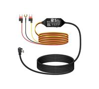 RIIEYOCA USB-C Dash Cam Hardwire Kit with LED Screen 3-Lead acc hardwire kit for dash cam, 12V-24V to 5V Type-C Hard Wiring Kit Power Cable,Support ACC Mode (11.4ft/3.5m)