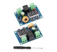 RIIEYOCA XH-M609 DC 12-36V Battery Undervoltage Protection Module, Over-Discharge Protection Board with Digital Display, Low Voltage Cut Off Protector(2-Pack)