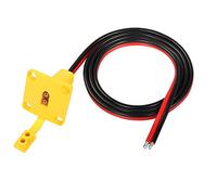 RIIEYOCA XT60 Adapter with Panel Cable XT60 Male to Bare Wire Power Cable for Solar Panel, E-bike, Fatshark, Skyzone FPV Monitor (1M)