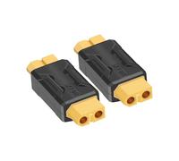 RIIEYOCA XT60 Female to Female Connector, XT60 Coupler no Wire Adapter for RC car, FPV drone, LiPo Battery, Laptop Power Supplies, etc (ff)