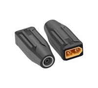 RIIEYOCA XT60 to DC7909 Adapter, XT60 Male to DC 7.9mm X 0.9mm Female no Wire Adapter for RC car, FPV drone, LiPo Battery, Laptop Power Supplies, etc (2PCS)